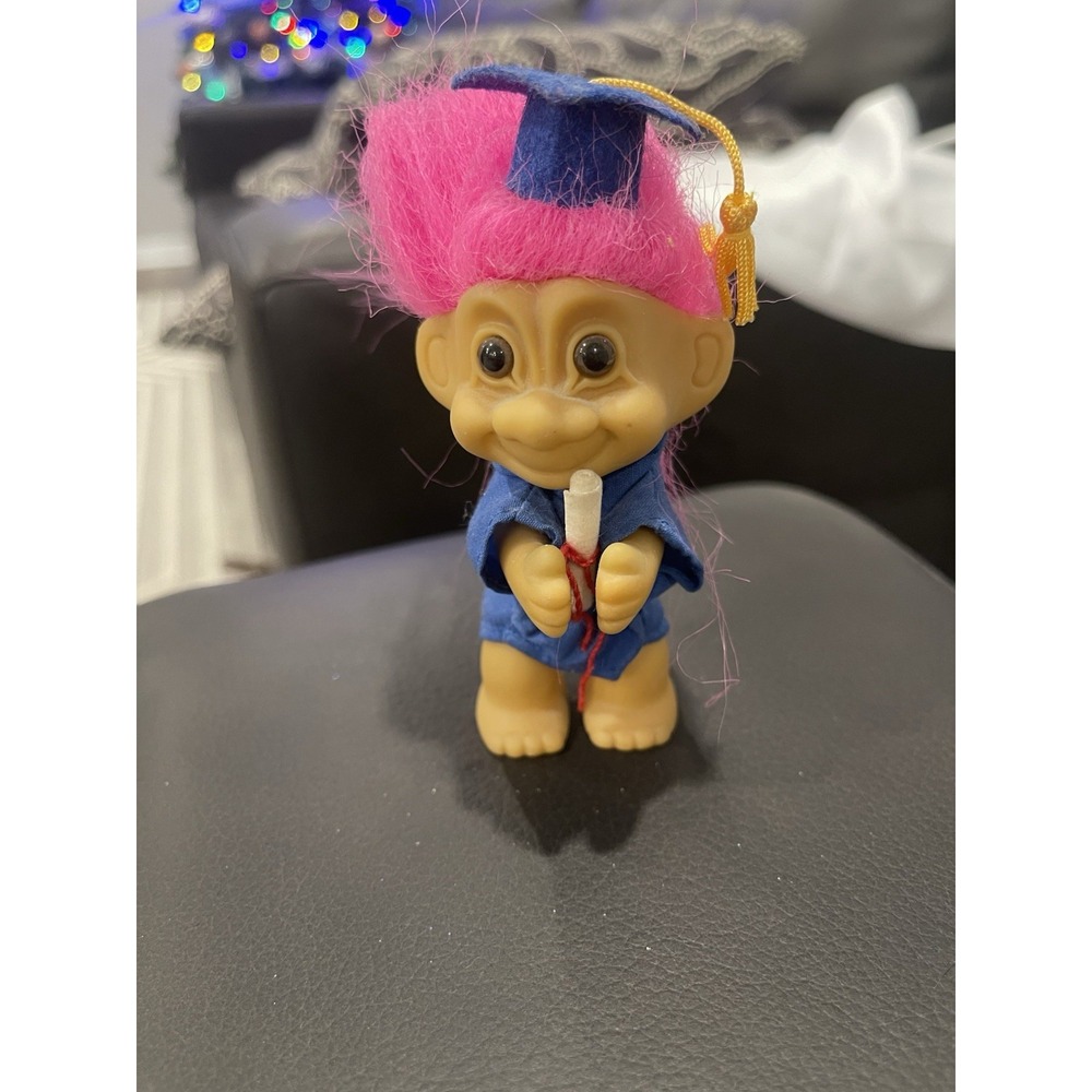 Vintage Troll figure Russ‎ graduate